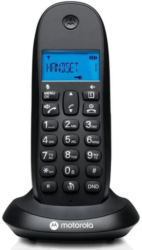 Telefon Fix MOTOROLA Telefon fix fara fir Motorola DECT C1001CB+, Negru