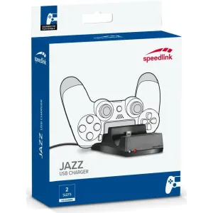 Accesoriu gaming SpeedLink Incarcator Speedlink Jazz Usb Black - Playstation 4