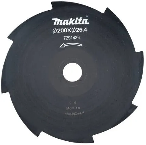 Makita Disc de taiere cu 8 dinti pentru trimmer DUR194, Makita, 200 x 25.4 mm