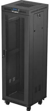 Rack LANBERG Cabinet metalic rack 19" Lanberg 37U 600x600mm, negru, usi perforate