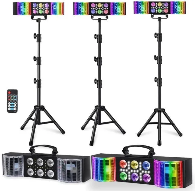 Light4Me Echipament de lumini, LIGHT4ME, MAGIC BAR 3, multiefect RGBW 3w1, 3x1W
