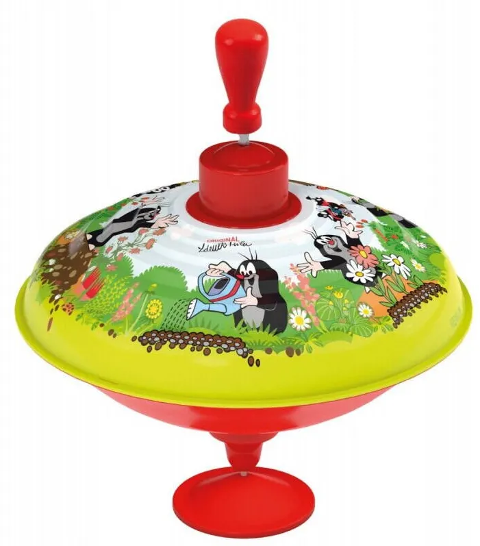 Masina Lena Titirez Top spinning Cartita, 19 cm, Lena, Multicolor