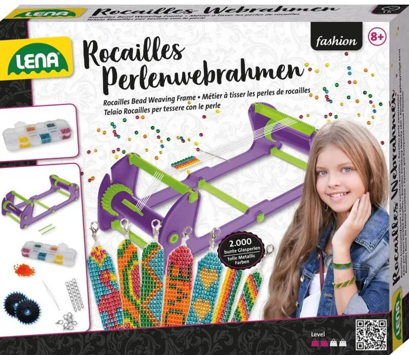 Masina Lena Set de artizanat Lena, bratari cu margele de sticla