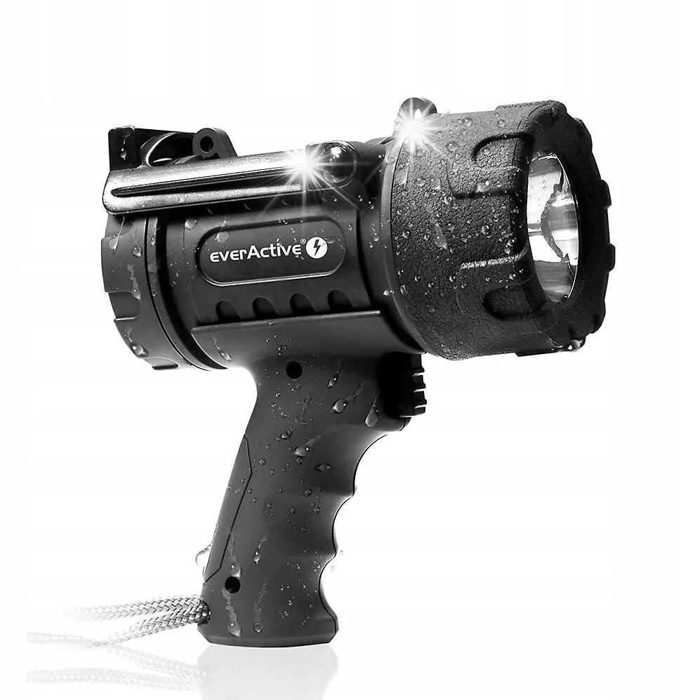everActive Lanterna LED reincarcabila everActive SL-500R, 500 lumeni, IP67, USB-C, set complet