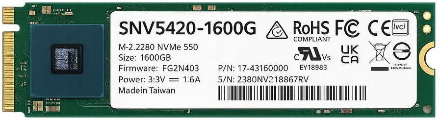 SSD Synology SSD Synology SNV5420-1600G, 1600 GB M.2 2280