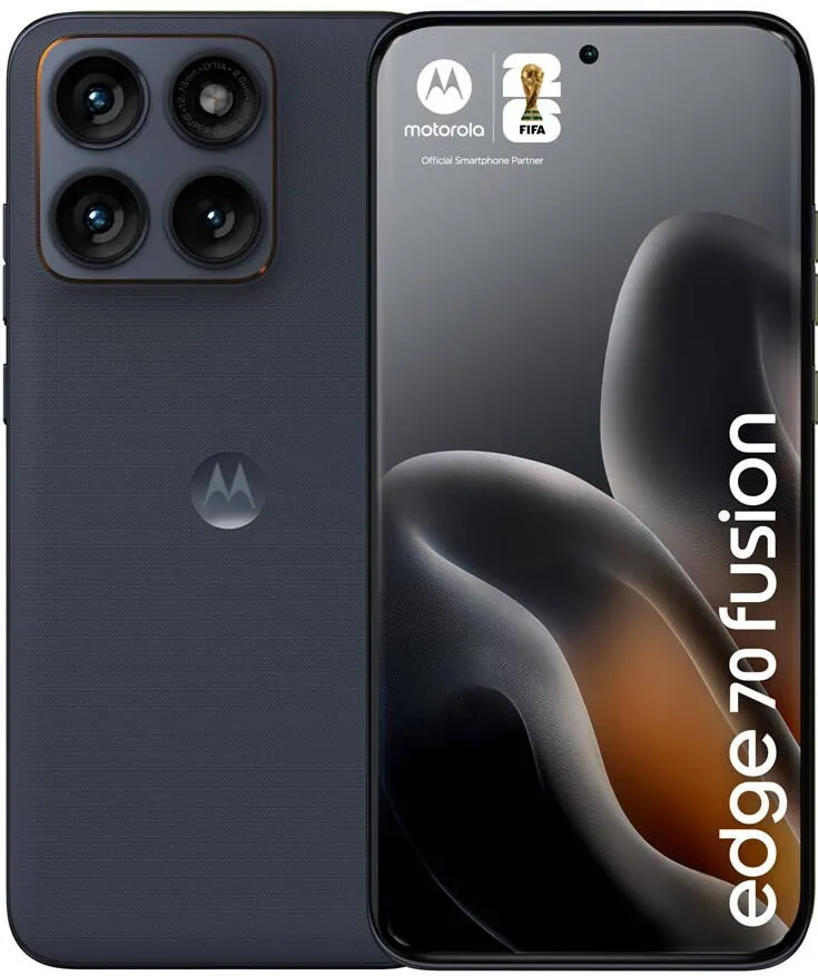 Smartphone MOTOROLA edge 70 fusion 17.2 cm (6.78") Dual SIM Android 16.0 5G USB Type-C 12 GB 256 GB 7000 mAh Black