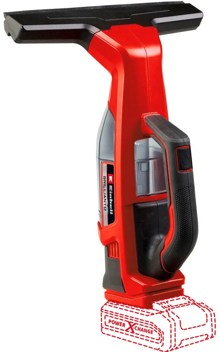 Aspirator Einhell cordless window Aspirator BRILLIANTO (red, without battery and charger)