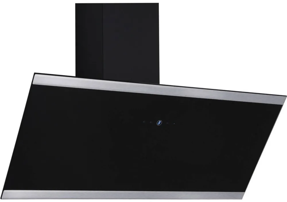 Hota de perete Respekta CH 89090 S 90 cm negru/inox