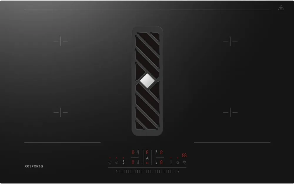 Plita Respekta Respekta KMCH7800I-45 Induction Hob with Integrated Extractor Hood Black