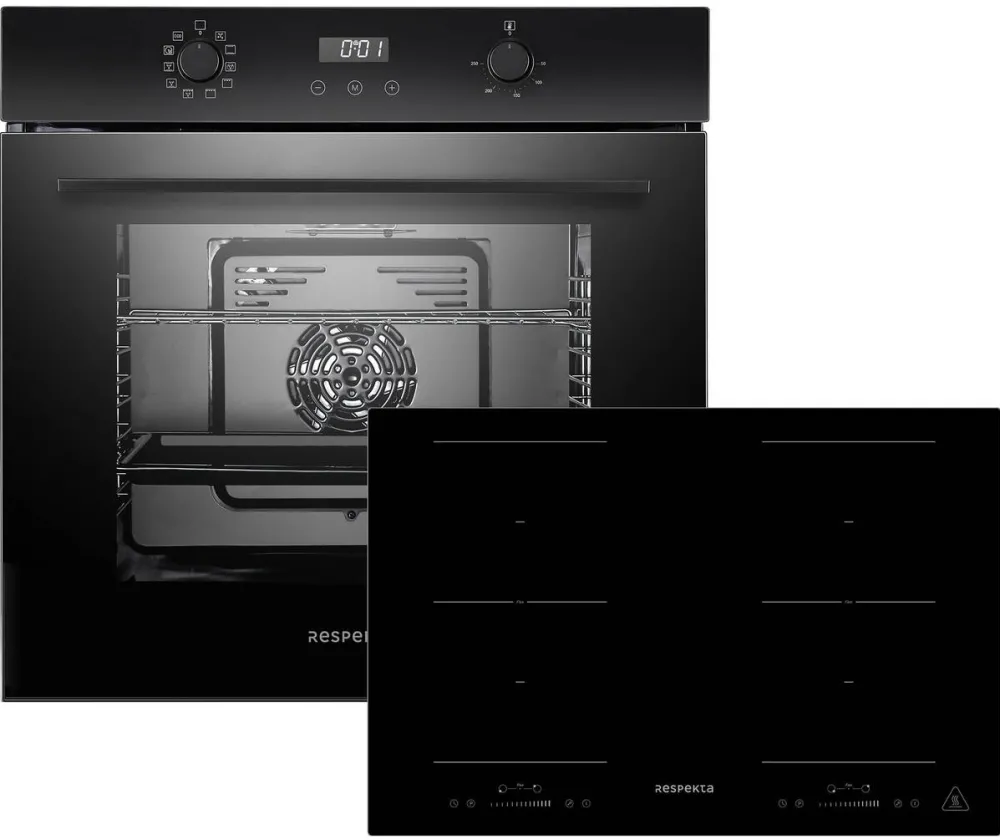 Set cuptor si plita incorporabile Respekta ASET7008800I 60 cm negru