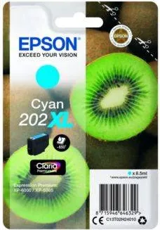Cartus Imprimanta Epson Ink Epson singlepack 202XL cyan | 8,5ml | Claria premium