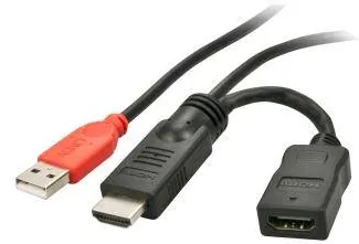 Adaptor Lindy HDMI M/F USB Typ A 0.15m