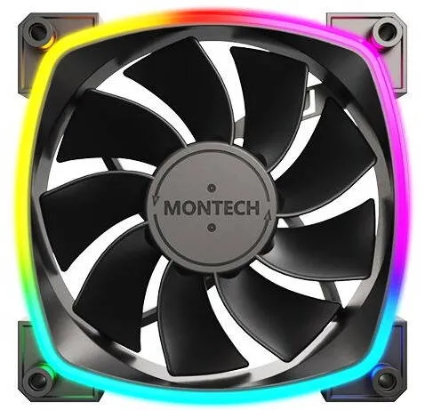 Montech Ventilator RX120 PWM 120mm ARGB Black