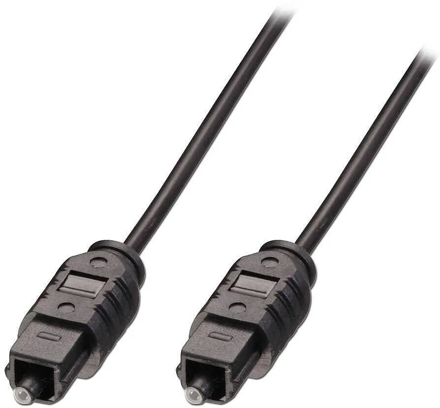 Lindy Cablu fibra optica, Lindy, SPDIF, TosLink, 1m, Negru