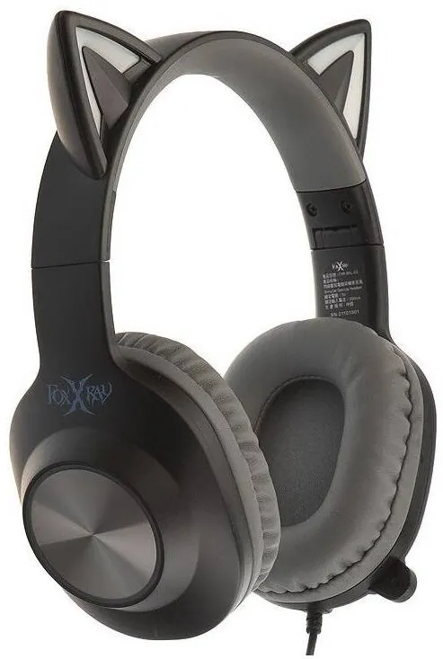 Casti Over-Head FoxXray Gaming BAL-62 ShinyCat Black