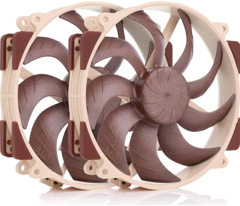 Noctua NF-A14x25r G2 PWM Sx2-PP 140mm Two Fan Pack