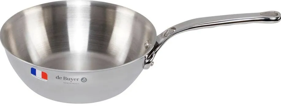 Tigaie saute inox De Buyer Affinity margini curbate 20 cm 1.7 l