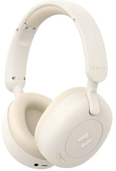 Casti Over-Head Havit  H655BT - Bluetooth wireless headphones, beige