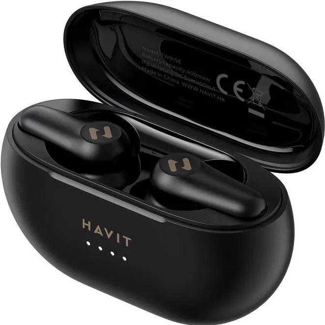 Casti Bluetooth Havit TW915E - TWS wireless headphones negru