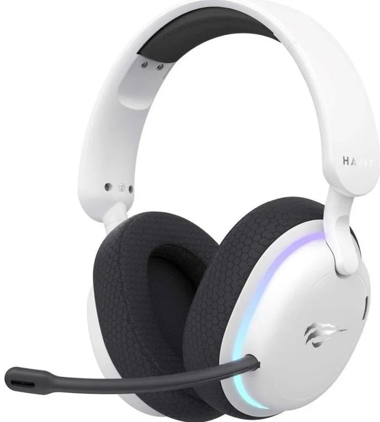 Casti Havit Havit Fuxi-H7 - gaming headphones, black and white
