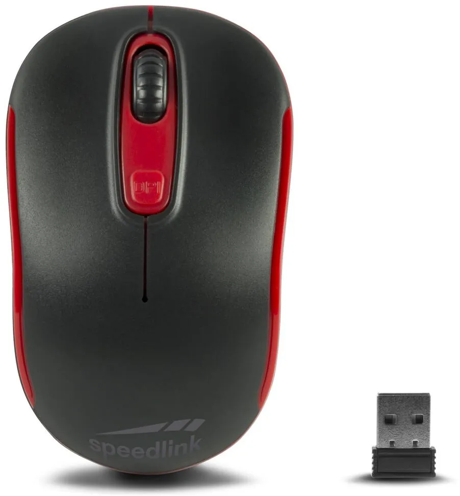 Mouse SpeedLink Mouse wireless, SpeedLink, Rosu/Negru