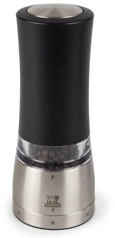 Peugeot Rasnita electrica, Peugeot, Daman, 16cm, inox/lemn, negru/argintiu