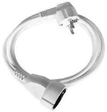 BACHMANN Cordon Prelungitor cu fisa si priza tip Schuko 1 priza 10m White