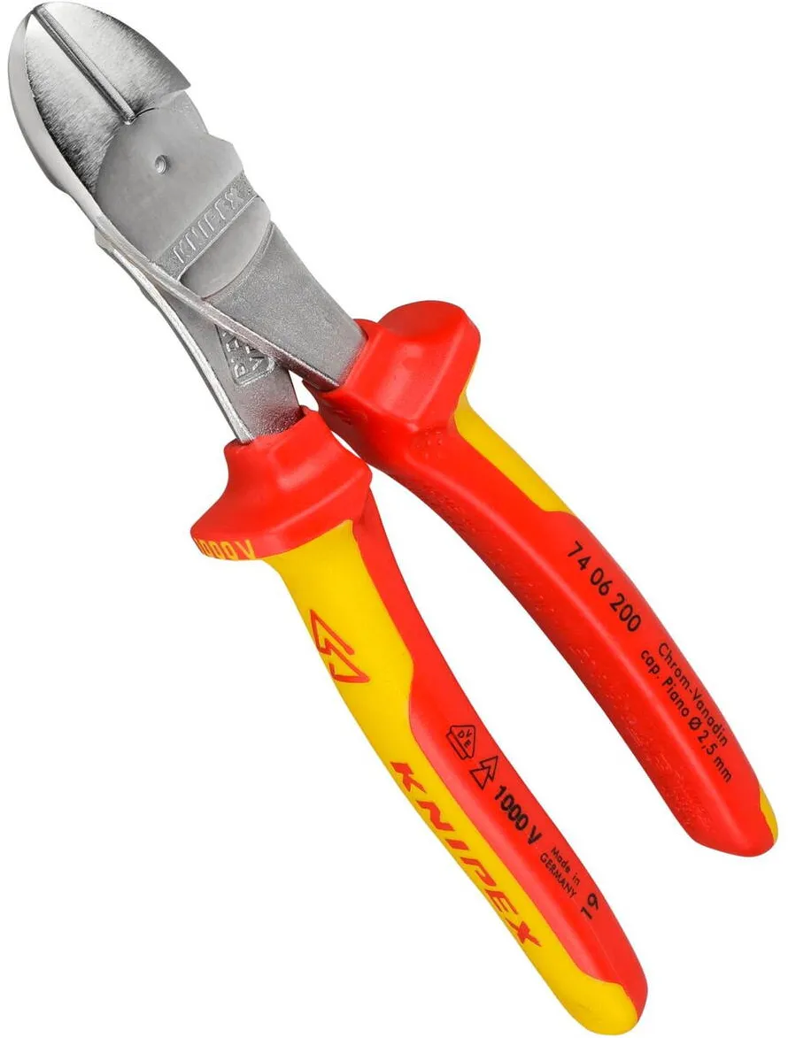 KNIPEX Cleste High Leverage Diagonal Cutter insulated 200 mm