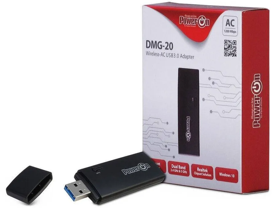 Inter-Tech Wi-Fi 5 USB DMG-20 USB3.0 Stick 1200Mbps