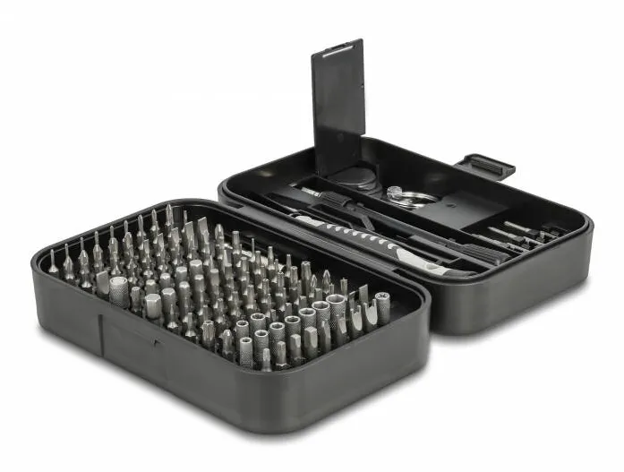 Unelte DELOCK Set Surubelnite de Precizie 130 piese, 64167