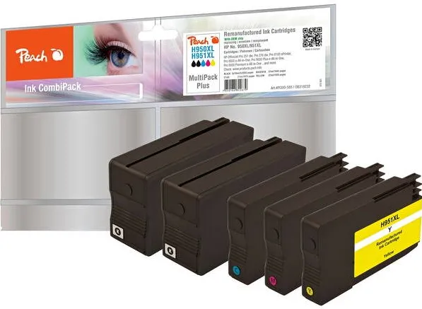 Cartus Compatibil Peach Inlocuitor Pentru HP Nr.950XL MultiPackPlus REM,KOM