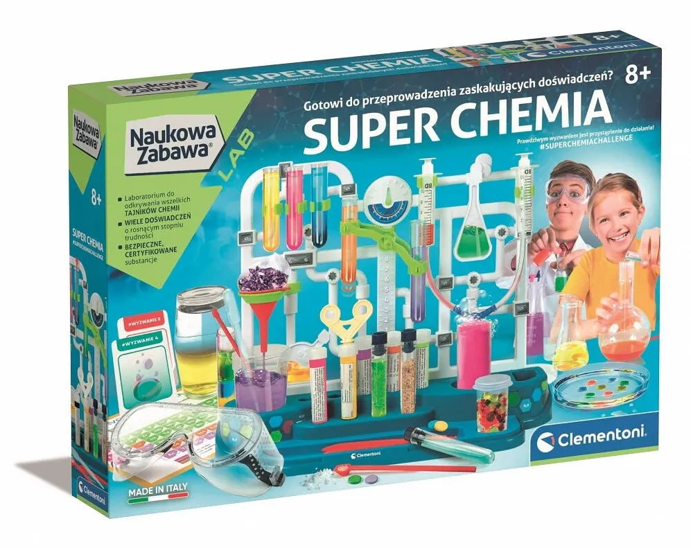 Jucarie Educativa Clementoni Super Chemistry Set