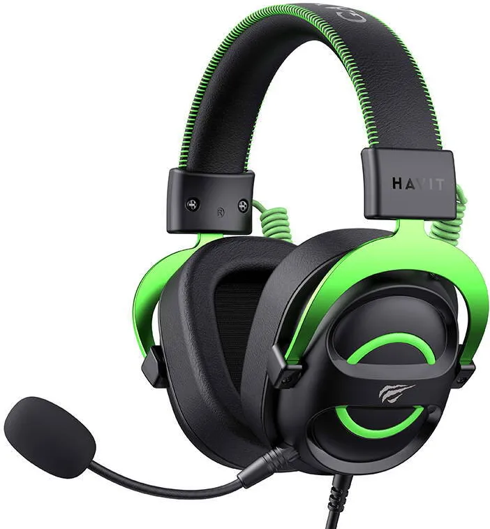 Casti Over-Head Havit Gaming H2002E (negru-verde)