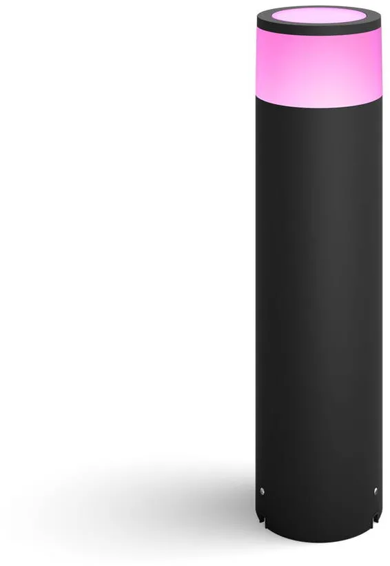 Corp Iluminat Philips Hue WCA Calla Outdoor Large Bollard, Black