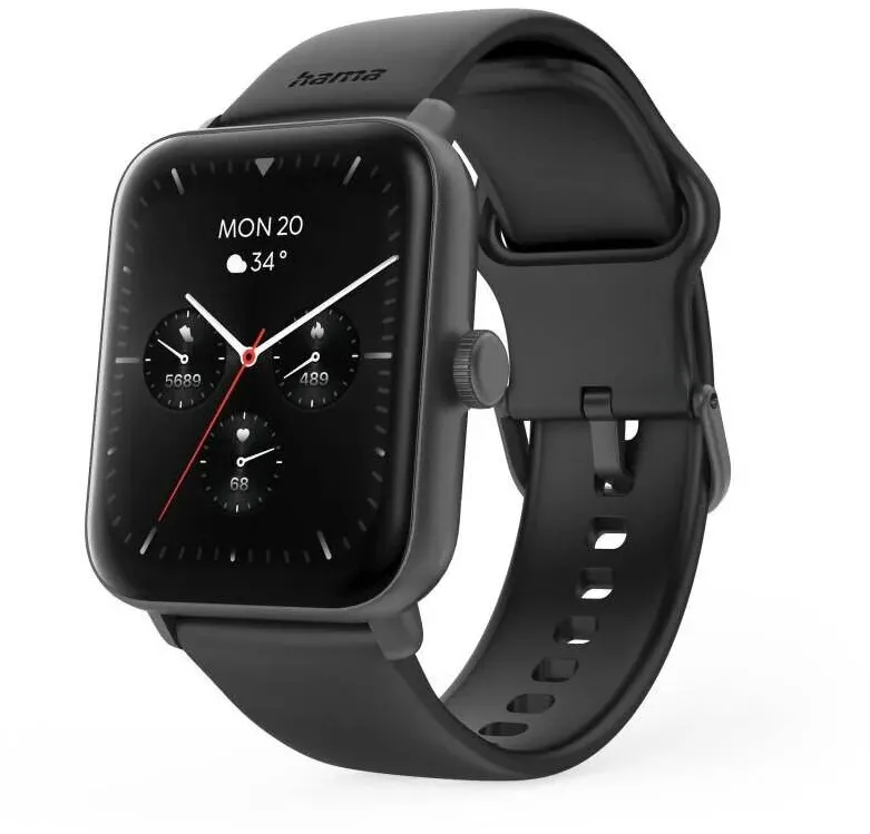 Smartwatch HAMA Smartwatch HAMA "6010", GPS, display TFT 1.65", functie telefon, rezistent la apa, 178619