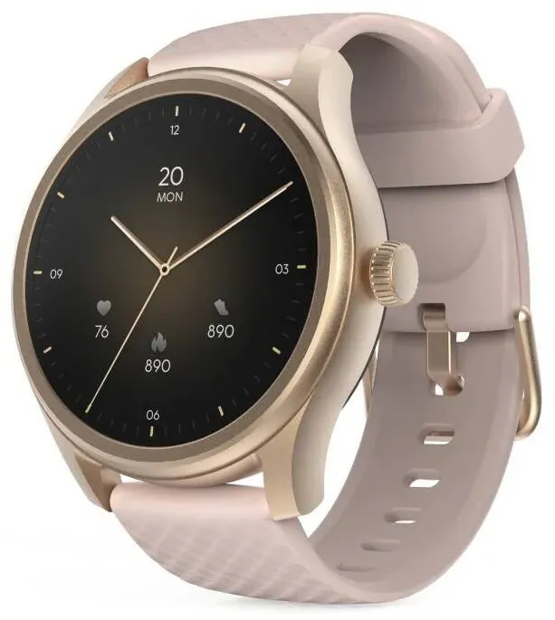 Smartwatch HAMA Smartwatch HAMA „5010”, rotund, rezistent la apa, 1,38”, Roz/Auriu