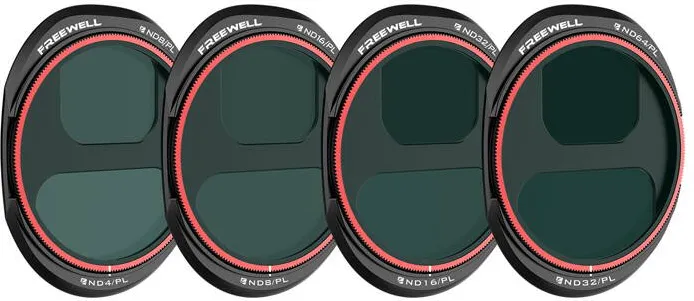 Freewell Freewell DJI Mavic 4 Pro ND/PL Filters Bright Day (4 Pack)