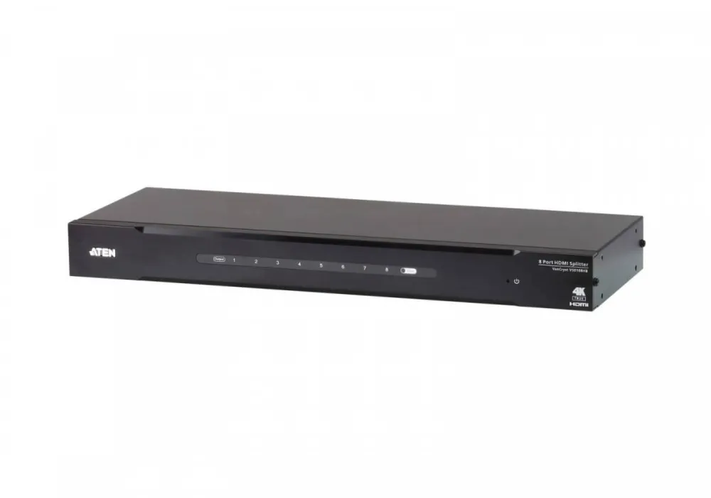 ATEN 8-port True 4k HDMI SplitterW/EU Cord