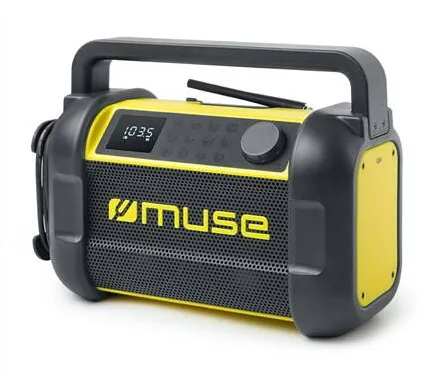 Radio MUSE M-928 BTY | Speaker | Waterproof | Bluetooth | Black/Yellow | Wireless connection