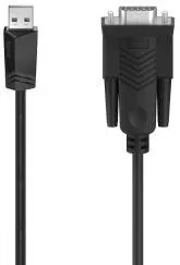 Adaptor HAMA USB-Serial Cable, 9-Pin D-Sub (RS232), 1.50 m