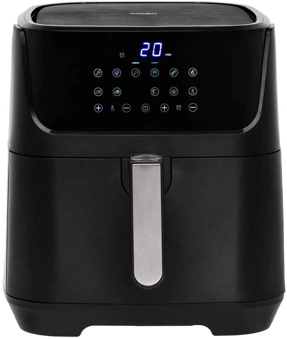 Friteuza cu Aer Cald Adler AD 6317, 12 programs, 5.5 L, Black