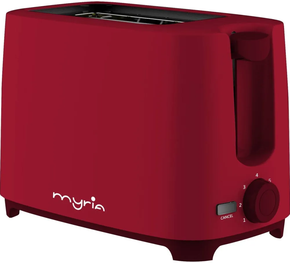 MYRIA Prajitor de paine MYRIA MY4016RD, 2 felii, 700W, rosu