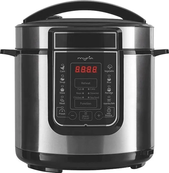 MYRIA Multicooker Myria MY4450, 6l, 1000W, 14 programe, argintiu-negru