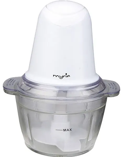 MYRIA Mini tocator MYRIA MY4069, bol de sticla, 1l, 550W, alb