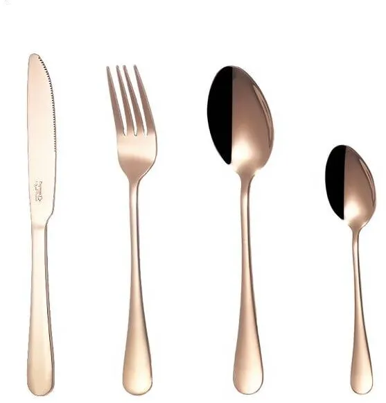 MYRIA Set tacamuri MYRIA MC4014RS 24 piese, inox, culoarea roz