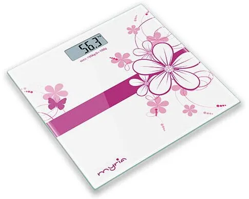 MYRIA Cantar de persoane MYRIA MY4805WH, electronic, 150kg, alb