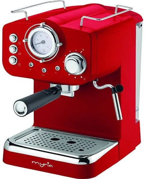 Espressor MYRIA manual Myria MY-4052, 15 bar, 1100 W, culoare rosu