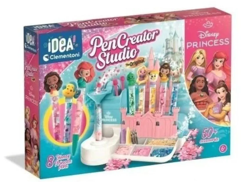 Jucarie creativa Clementoni Idea Art - Disney Princess Ballpoint Pen Factory