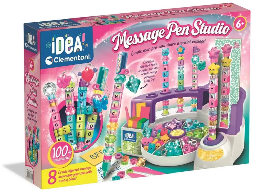 Jucarie creativa Clementoni Idea Art - Ballpoint Pen Factory with Message