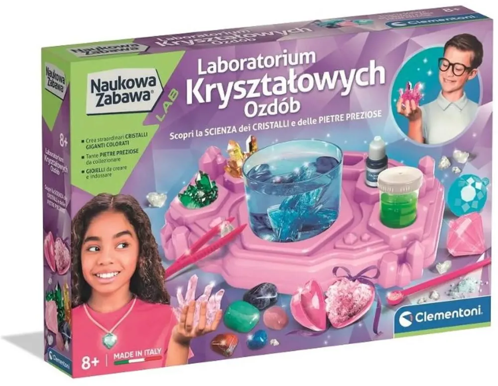 Jucarie Educationala Clementoni Scientific Fun - Crystal Ornaments Laboratory